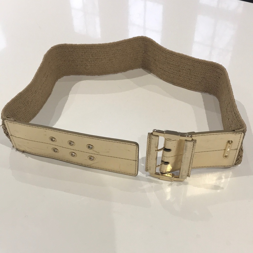 Michael Kors Ladies Golden Belt